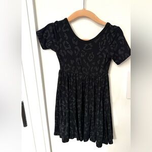 Kyte Baby Twirl Dress Midnight Leopard